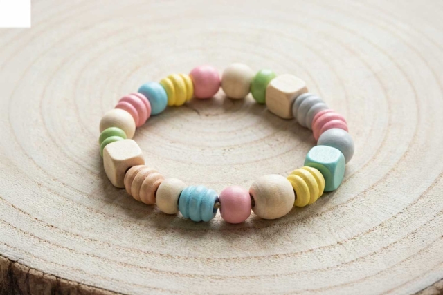 Assorted Shape Natural Wood Beads - 70 Beads - 2 - Wood Beads - 10doigts.com - Perles en bois - 10doigts.fr