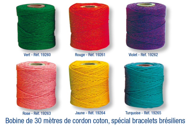 Thread for Friendship Bracelets - Colors of Your Choice - 11 - Brazilian Bracelet - 10doigts.com - Bracelet brésilien : tout le matériel pour confectionner vos bracelets - 10doigts.fr