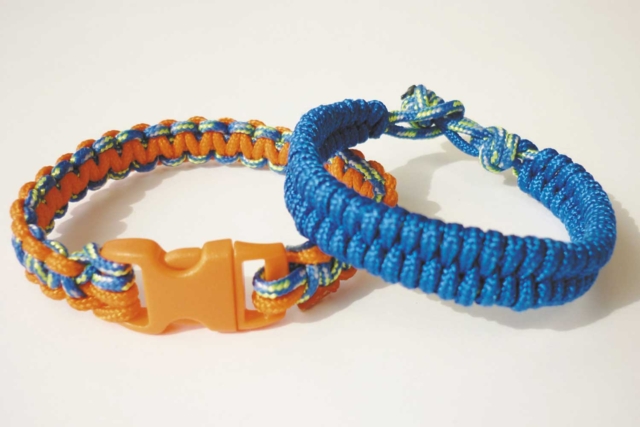 pulseras de paracord - 6 colores océano - Paracordes - 10doigts.fr