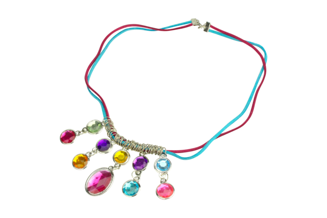 Princess 'Gemstones' Necklace Kit - 1 - Jewelry Kits - 10doigts.com - Kits Bijoux - 10doigts.fr