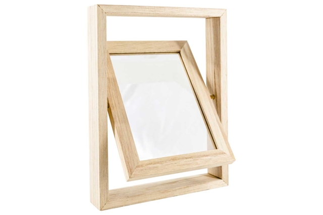 Marco giratorio de doble cara - Cadres photo en bois à décorer - 10doigts.fr