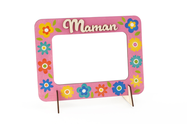 Mega pack of wooden frames - 30 pieces - 4 - Wooden Photo Frames - 10doigts.com - Cadres photo en bois à décorer - 10doigts.fr