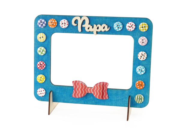 Mega pack of wooden frames - 30 pieces - 5 - Wooden Photo Frames - 10doigts.com - Cadres photo en bois à décorer - 10doigts.fr