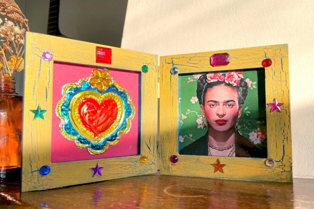 Wooden Diptych: Frame + Panel - 2 - Wooden Photo Frames - 10doigts.com - Cadres photo en bois à décorer - 10doigts.fr