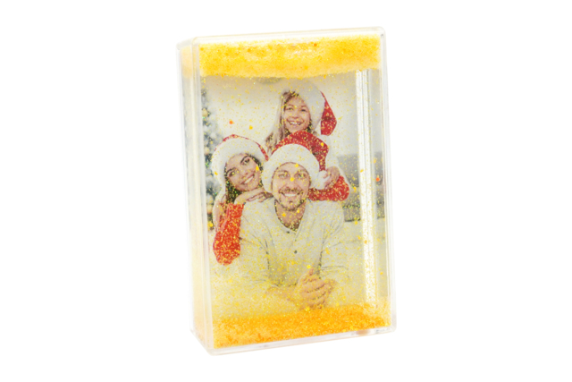 Glitter Frame to Shake - 5 - Snow globe, Bell - 10doigts.com - Boules à neige et cloches à décorer - 10doigts.fr