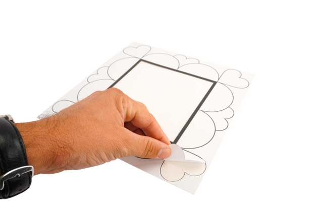 Square Sanding Frames - 4 Pieces - 6 - Decorative Photo Frames - 10doigts.com - Cadres et clips photos : des supports uniques pour afficher vos souvenirs - 10doigts.fr