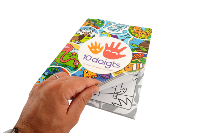 cuaderno para colorear animales - Livres de coloriage et dessins : pour apprendre et s'évader - 10doigts.fr