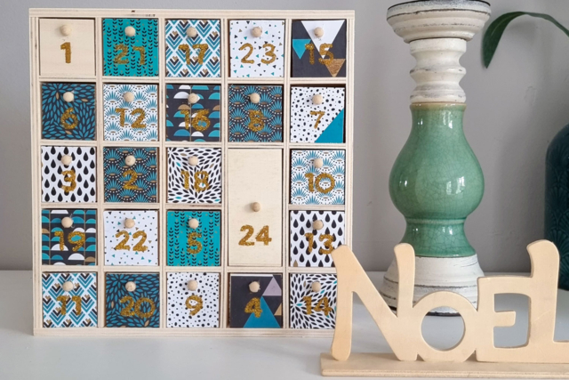 Wooden Advent Calendar - 4 - Advent Calendars - 10doigts.com - Calendriers de l'Avent à décorer - 10doigts.fr