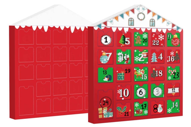 Advent Calendar in Sturdy Card + Stickers - 1 - Advent Calendars - 10doigts.com - Calendriers de l'Avent à décorer - 10doigts.fr