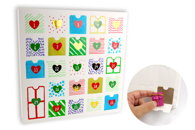 Decorate and Fill Your Own Advent Calendar - 1 - Advent Calendars - 10doigts.com - Calendriers de l'Avent à décorer - 10doigts.fr