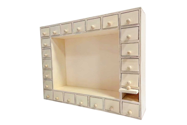 Wooden Advent Calendar Rectangle - 3 - Advent Calendars - 10doigts.com - Calendriers de l'Avent à décorer - 10doigts.fr