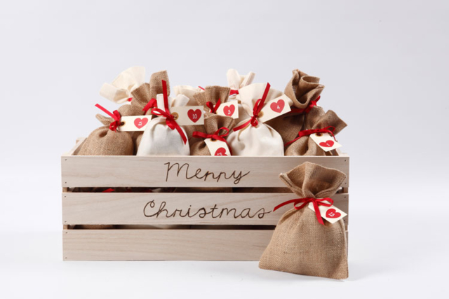 Linen Pouches - 4 Pieces - 2 - Cotton, Linen - Textiles - 10doigts.com - Coton, lin - Textiles - 10doigts.fr