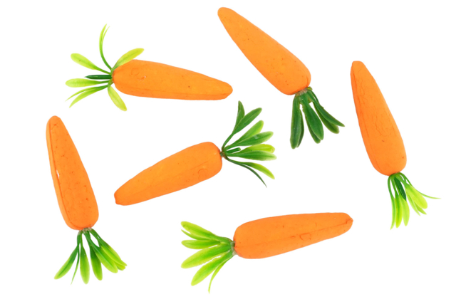 Styrofoam Carrots - 6 Pieces - 5 - Easter Decorative Accessories - 10doigts.com - Accessoires décoratifs de Pâques - 10doigts.fr