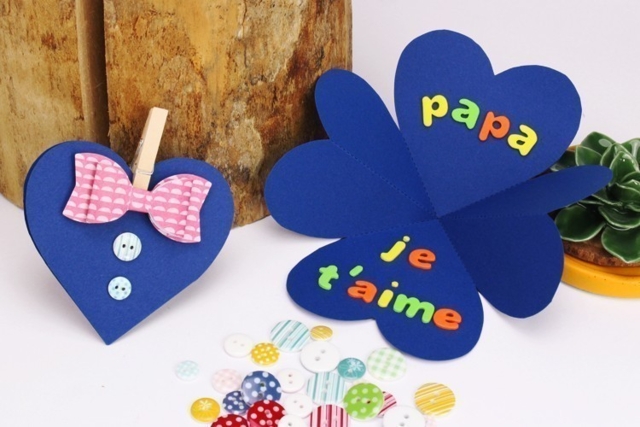 Tarjeta camisa corazón - Stickers fantaisies : personnalisez toutes vos créations - 10doigts.fr