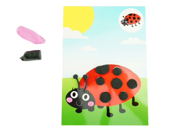 tarjeta de modelado mariquita - Kits éducatifs : le plaisir d'apprendre par la manipulation - 10doigts.fr