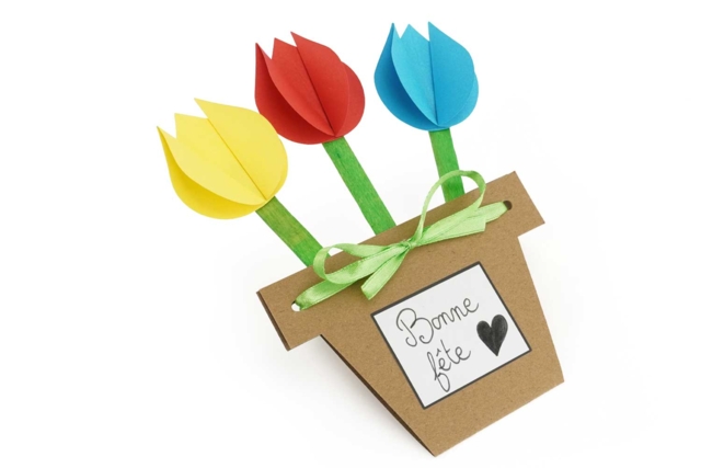 Tulip Card Kit - 6 Cards - 5 - Parent's Day Kits - 10doigts.com - Kits fête des parents - 10doigts.fr