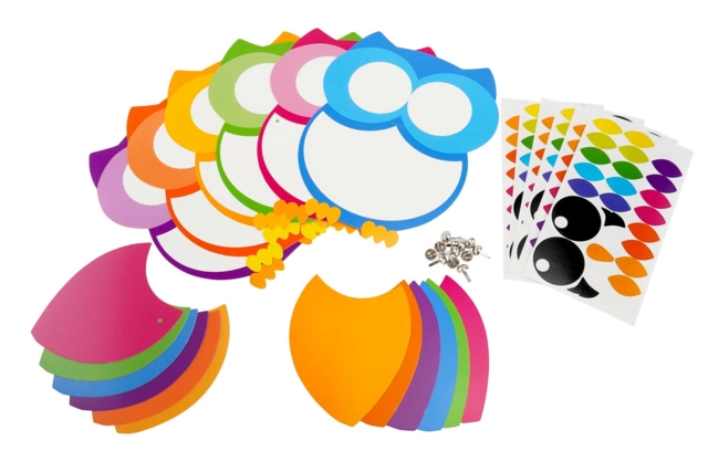 Owl Mobile Card Kit - 6 Cards - 4 - Card Making Kits - 10doigts.com - Kits carteries - 10doigts.fr