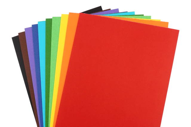 papel fuerte A4  20 hojas 10 colores - Papiers Format A4 - 10doigts.fr