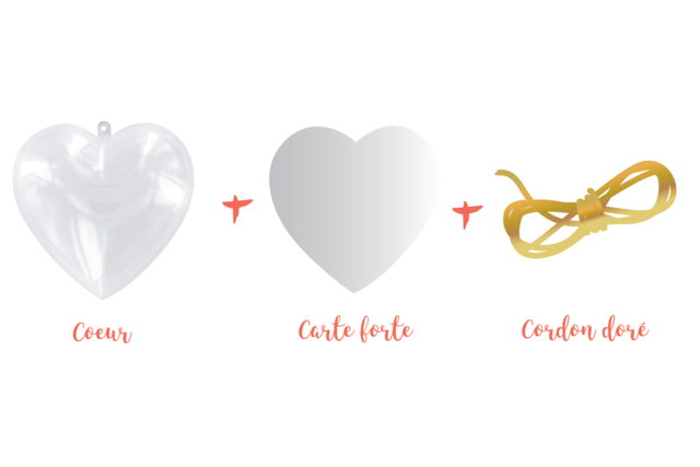 Transparent Plastic Hearts - 10 Pieces - 2 - Fillable Shapes - Plastic - 10doigts.com - Formes à garnir - Plastique - 10doigts.fr