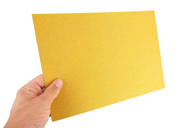 tarjeta fuerte con purpurina - Papier métallisé, pailleté - 10doigts.fr
