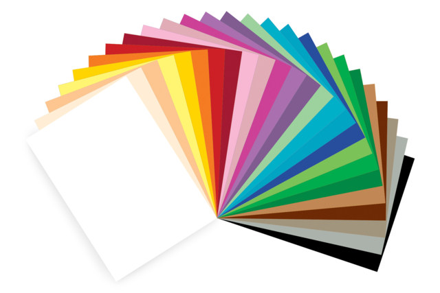 Cartulinas 300 gr/m² Mezcla 25 colores - 100 hojas A4 - Papiers Format A4 - 10doigts.fr