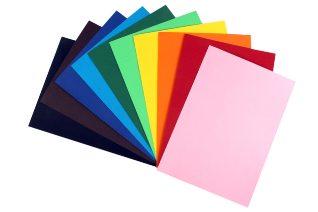 Cartulina fuerte 220 gr/m² colores surtidos - Papiers colorés - 10doigts.fr