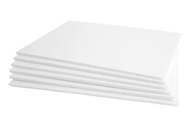 Cartón pluma blanco (29.7 x 42 cm) - 6 unidades - Carton plume et polystyrène - 10doigts.fr