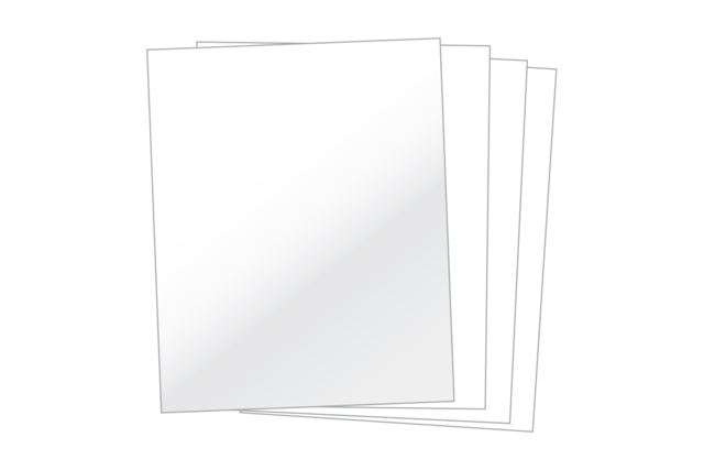 Cartón blanco 48 x 68 cm, 380 gr - 10 unidades - Papiers blancs - 10doigts.fr