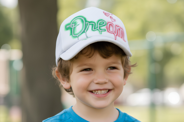Gorras de red, tamaño infantil - 4 unidades - Textiles divers - 10doigts.fr