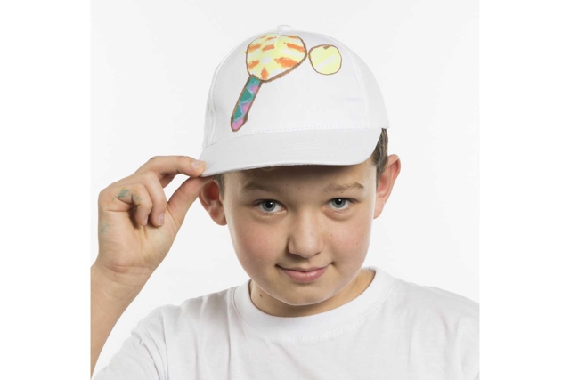 Customizable White Cap - 4 - Cotton, Linen - Textiles - 10doigts.com - Coton, lin - Textiles - 10doigts.fr