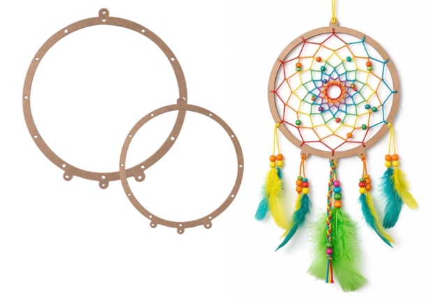 dreamcatcher hoops - Cerceaux pour attrape-rêves : la base idéale pour vos créations DIY - 10doigts.fr