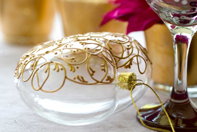 Relief Outline - Gold - 2 - Glass and Ceramics Paint - 10doigts.com - Peinture verre et faïence - 10doigts.fr