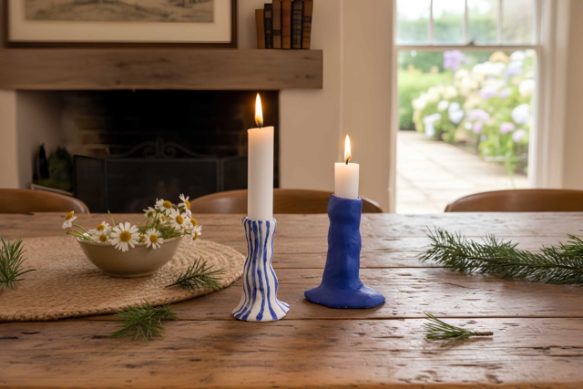 Candle Bases - 12 Pieces - 2 - Candle Holders and Lanterns - 10doigts.com - Bougeoirs et photophores à décorer - 10doigts.fr
