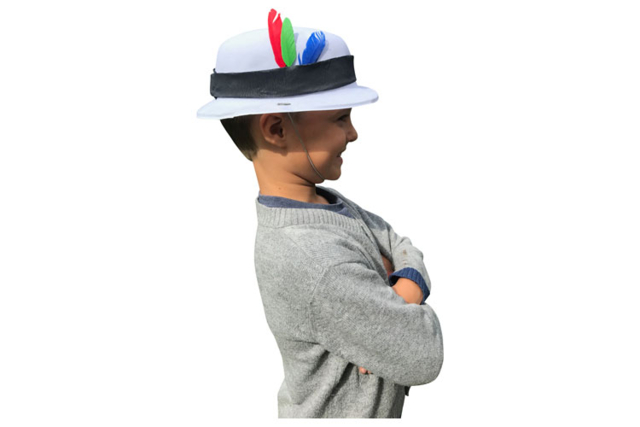 Chapeaux blancs à décorer - Couronnes et chapeaux de Carnaval à colorier et à décorer pour les enfants - 10doigts.fr