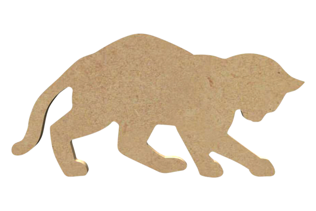 Wooden Cat to Decorate - 1 - Wooden Animals - 10doigts.com - Animaux en bois à décorer - 10doigts.fr