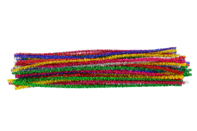 Metallic Chenille Stems - 100 Chenille Stems - 10 - Chenille Stems - 10doigts.com - Chenilles, cure-pipe - 10doigts.fr