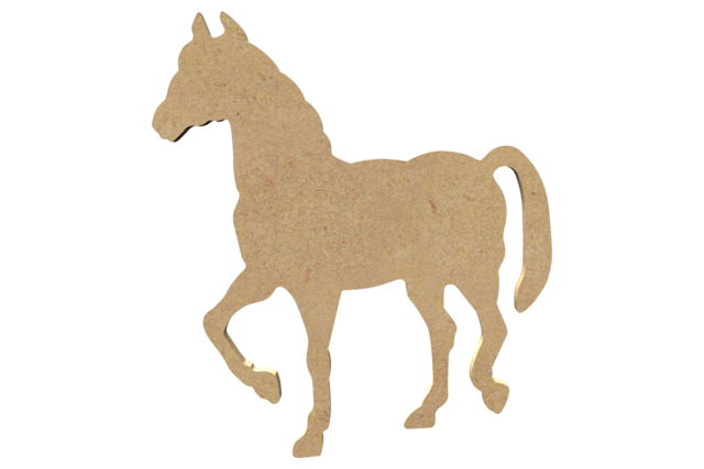 Wooden Horse to Decorate - 1 - Wooden Animals - 10doigts.com - Animaux en bois à décorer - 10doigts.fr