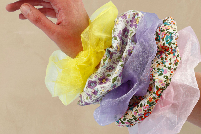 Tulle Fabric, Assorted Colors - 10 Rolls - 3 - Tulle - 10doigts.com - Tulle - 10doigts.fr