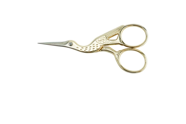 Golden Stork Embroidery Scissors - 9 cm - 3 - Haberdashery Tools - 10doigts.com - Outils de mercerie - 10doigts.fr