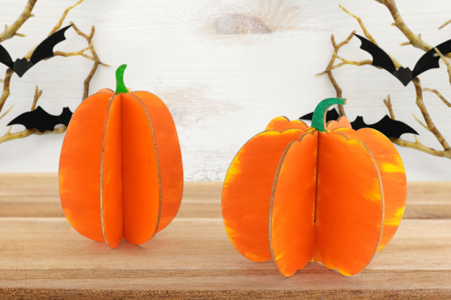 3D Wooden Pumpkins - 3 Pieces - 2 - Home Decor - 10doigts.com - Home Déco - 10doigts.fr