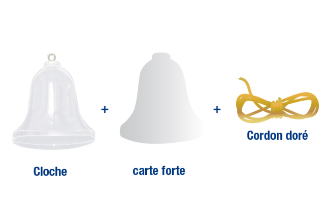 Transparent Plastic Bell - 5 - Fillable Shapes - Plastic - 10doigts.com - Formes à garnir - Plastique - 10doigts.fr
