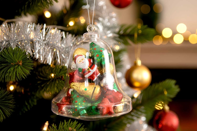 Transparent Plastic Bell - 2 - Fillable Shapes - Plastic - 10doigts.com - Formes à garnir - Plastique - 10doigts.fr