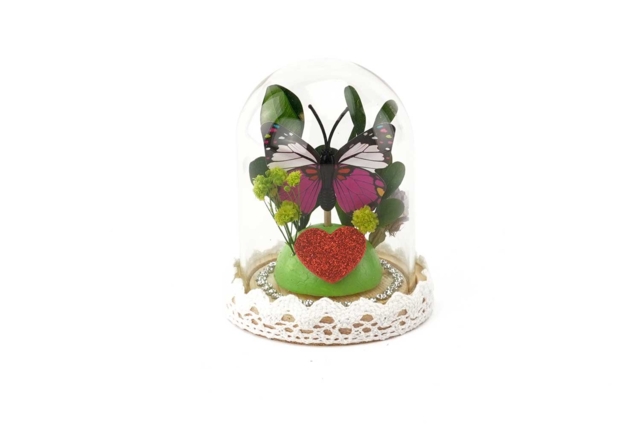 Glass Bell with Base - 4 - Snow globe, Bell - 10doigts.com - Boules à neige et cloches à décorer - 10doigts.fr