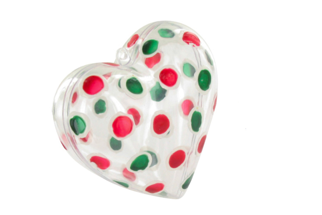 Transparent Plastic Hearts - 10 Pieces - 5 - Fillable Shapes - Plastic - 10doigts.com - Formes à garnir - Plastique - 10doigts.fr