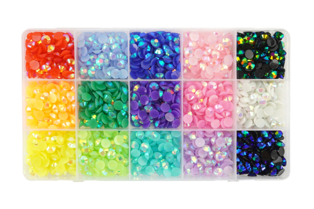 rhinestone box - Strass : apportez de l'éclat à toutes vos créations - 10doigts.fr