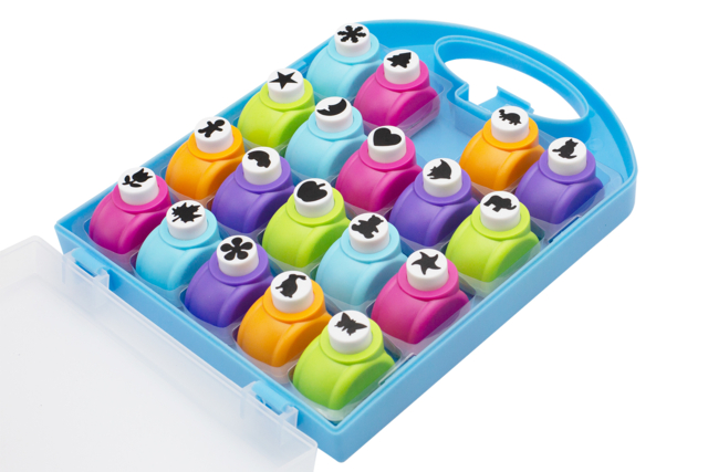 Set of Mini Punches - 19 Pieces - 1 - Fancy Punches - 10doigts.com - Perforatrices fantaisies - 10doigts.fr