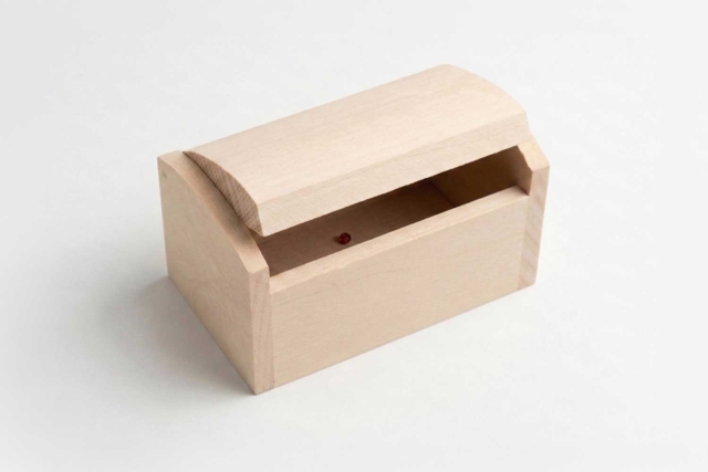 Small Wooden Box - 7 x 4 cm - 1 - Wooden Boxes - 10doigts.com - Boîtes en bois à décorer - 10doigts.fr