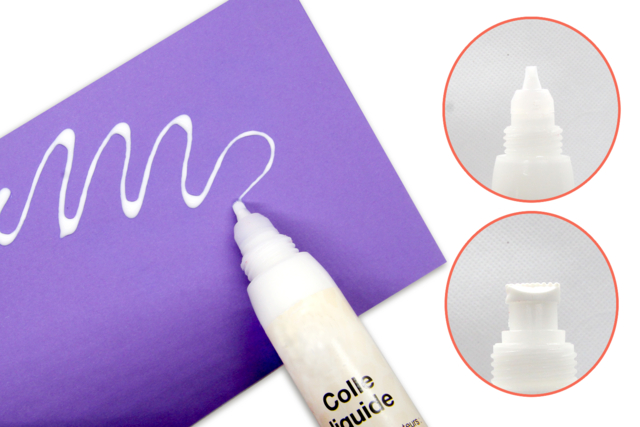 White Glue with Dual Applicator - Solvent-Free - 5 - School Glues - 10doigts.com - Colles scolaires : bâton, blanche, gel et colle forte - 10doigts.fr