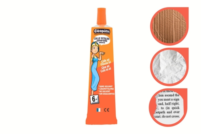 Cleopatre Gel Glue - Solvent-free - 2 - School Glues - 10doigts.com - Colles scolaires : bâton, blanche, gel et colle forte - 10doigts.fr