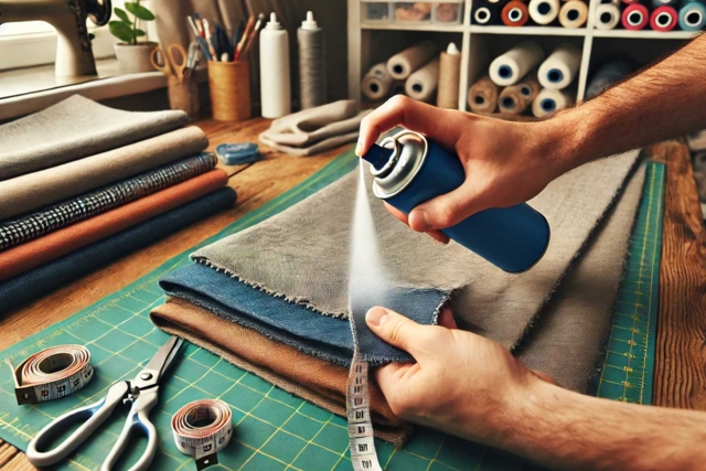 Heat-Activated Spray Adhesive - 250 ml - 2 - Fabric Glue - 10doigts.com - Colles tissu - 10doigts.fr